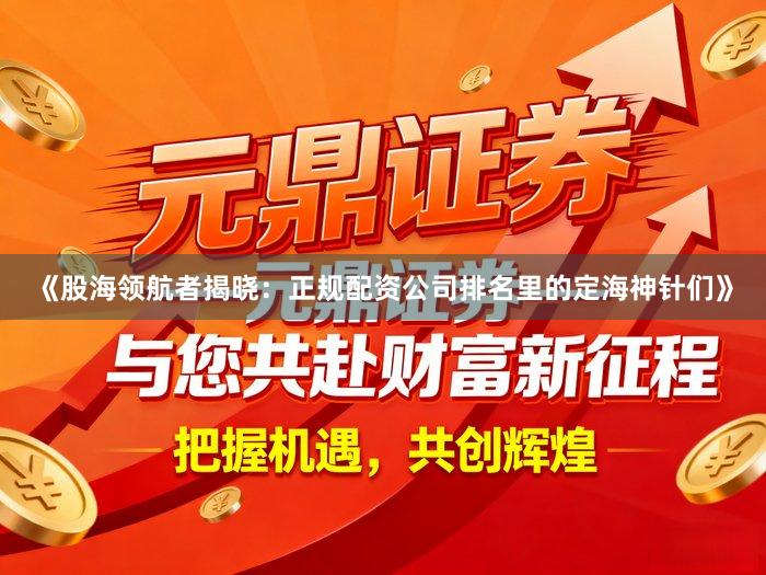 《股海领航者揭晓：正规配资公司排名里的定海神针们》