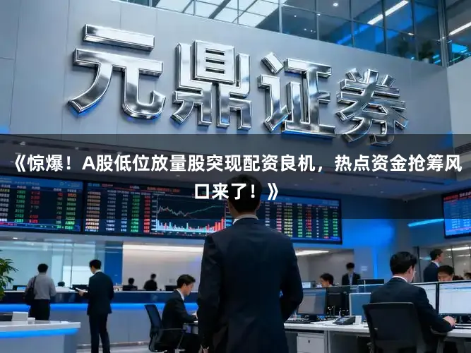 《惊爆！A股低位放量股突现配资良机，热点资金抢筹风口来了！》